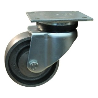 roulette pivotante 150mm serie 45 ᠆ 14 montage de la plaque palier lisse