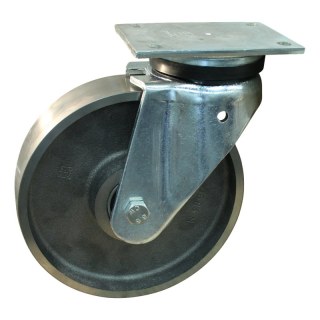 roulette pivotante 250mm serie 45 ᠆ 14 montage de la plaque roulement à billes