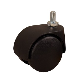 roulette pivotante 50mm série 65 - 68 draadstift M8 palier lisse