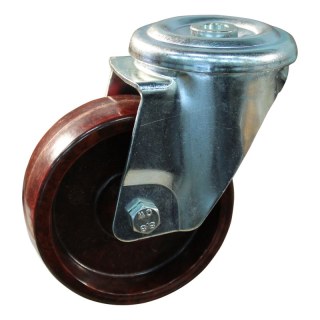 roulette pivotante 100mm serie 95 ᠆ 09 trou pour boulon palier lisse