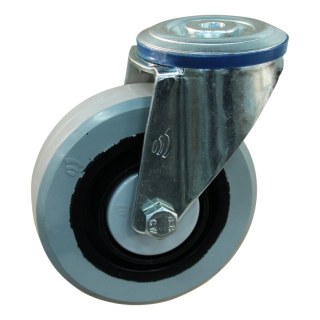 roulette pivotante 100mm série 14 ᠆ 10 trou pour boulon roulement à billes