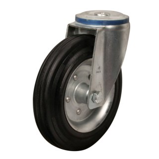 roulette pivotante 200mm série 02 ᠆ 15 trou pour boulon roulement à rouleaux