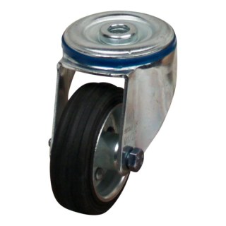 roulette pivotante 80mm série 02 ᠆ 15 trou pour boulon roulement à rouleaux