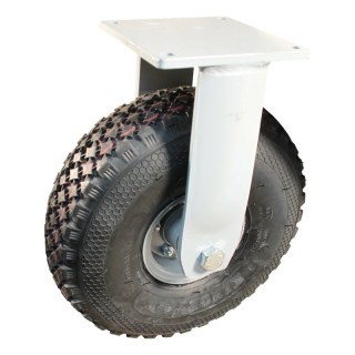 roue fixe 4.00-4 2.10-4H2 ET0 roulement à billes Ø25 NL75mm métal V-76 extra gris argent 20 montage de la plaque roulement à bil