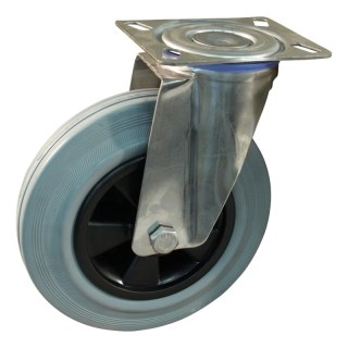 roulette pivotante 200mm serie 11 ᠆ 30 montage de la plaque palier lisse