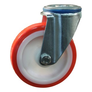 roulette pivotante 200mm série 27 ᠆ 15 trou pour boulon roulement à billes