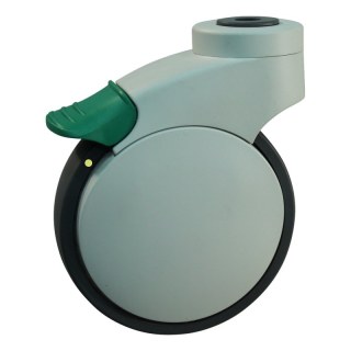 roulette pivotante avec blocage directionnel 125mm bouwgroep 88X ᠆ 88 trou pour boulon roulement à billes
