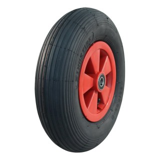 pneu + roue 4.80/4.00-8 2.50Ax8 ET0 NL88mm plastique S-2301 Rouge