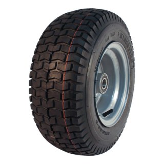 pneu + roue 16x6.50-8 5.50Ax8H2 ET0 NL90mm métal V-3502 gris