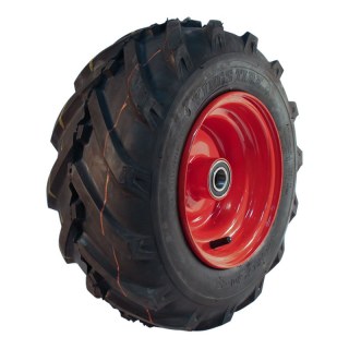 pneu + roue 16x6.50-8 5.50Bx8H2 ET0 NL100mm métal V-8501 Rouge