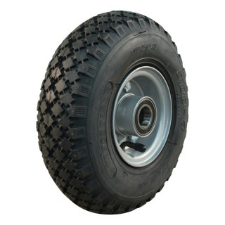 pneu + roue 3.00-4 2.10-4H2 ET0 roulement à billes Ø25 NL75mm métal V-6605 gris argent