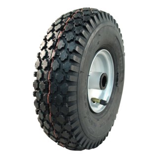 pneu + roue 4.10/3.50-4 2.10x4 ET0 NL75mm plastique V-6602 Rouge