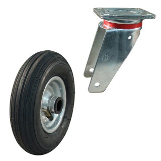 roulette pivotante 2.50-3 (210x65) 1.50x3 ET0 NL60mm métal V-5501 gris argent 210mm 17 montage de la plaque roulement à rouleaux