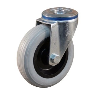 roulette pivotante 200mm série 61 ᠆ 15 montage de la plaque palier lisse