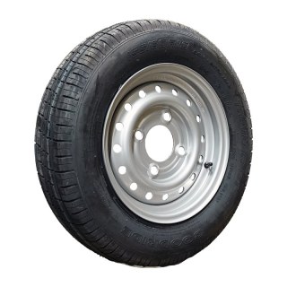 pneu + roue 155/80 R13 4½Jx13H2 ET20 85/130/4 métal ST290 M+S gris argent