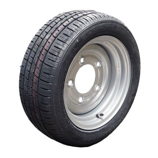 pneu + roue 195/50 R13C 6Jx13H2 ET7 115/165.1/5 métal ST290 M+S gris argent