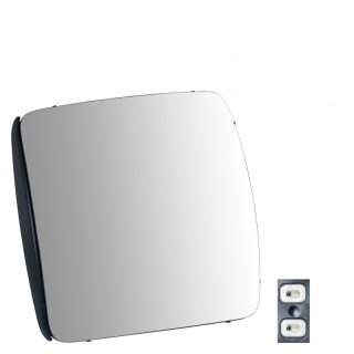 Verre de rétroviseur pour le rétroviseur grand angle