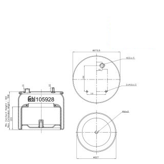 Coussin d air avec piston en acier