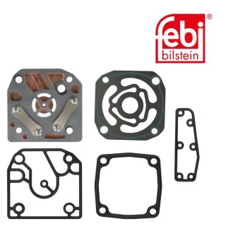 Kit de rép clapet à lamelles pour compresseur pneumatique, avec plaque de vannes