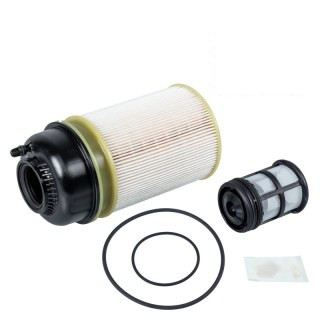 Ensemble de filtre à carburant avec bagues d'étanchéité