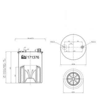 Coussin d air avec piston