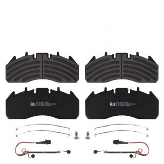 Kit de plaquettes de frein avec monture