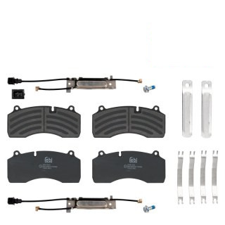 Kit de plaquettes de frein avec monture