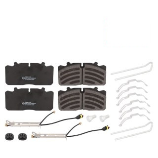 Kit de plaquettes de frein avec monture