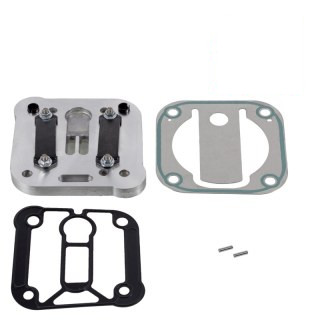 Kit de rép clapet à lamelles pour compresseur pneumatique, avec plaque de vannes