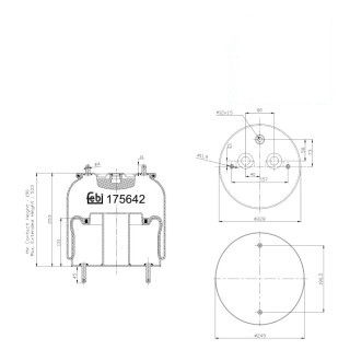 Coussin d air avec piston en acier