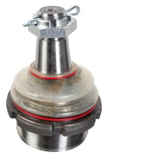 Rotule de suspension avec écrou à créneaux et goupille