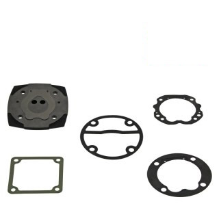 Kit de rép clapet à lamelles pour compresseur pneumatique, avec plaque de vannes
