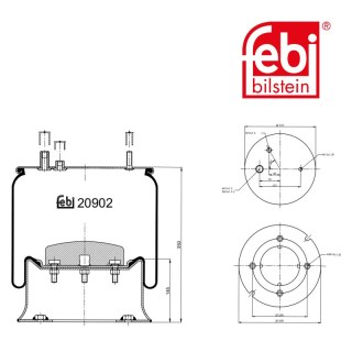 Coussin d air avec piston en acier