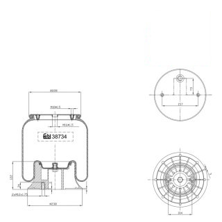 Coussin d air avec piston