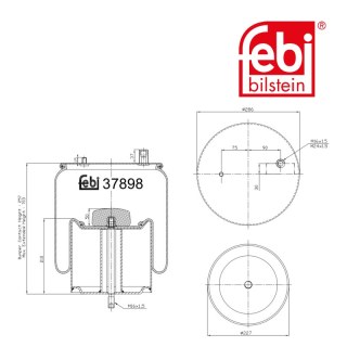 Coussin d air avec piston en acier