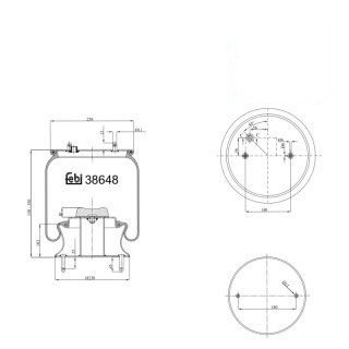 Coussin d air avec piston en acier