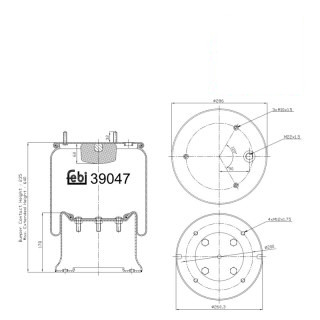 Coussin d air avec piston en acier