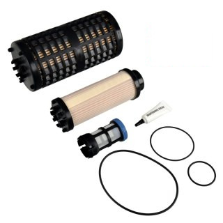 Filtre à carburant avec bagues d'étanchéité