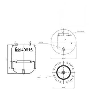 Coussin d air avec piston en acier