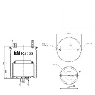 Coussin d air avec piston en acier