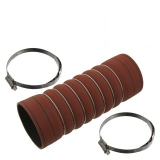 Tube d'air de suralimentation avec colliers de serrage