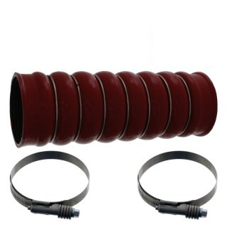 Tube d'air de suralimentation avec colliers de serrage