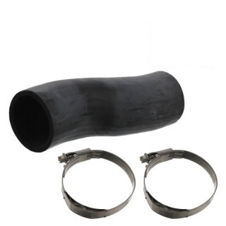 Durite de radiateur avec colliers de serrage