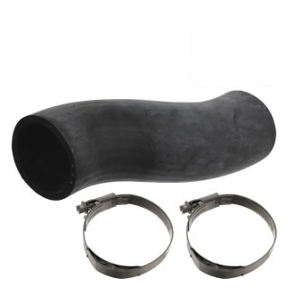 Durite de radiateur avec colliers de serrage