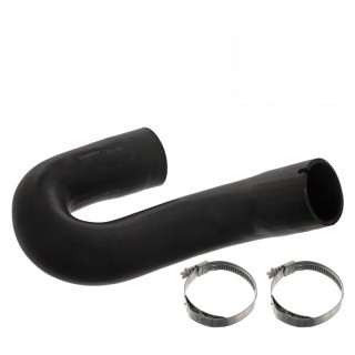 Durite de radiateur avec colliers de serrage