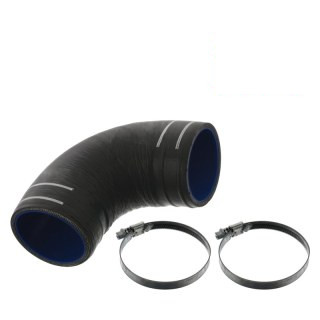 Durite de radiateur avec colliers de serrage