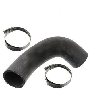 Durite de radiateur avec colliers de serrage