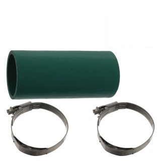 Durite de radiateur avec colliers de serrage