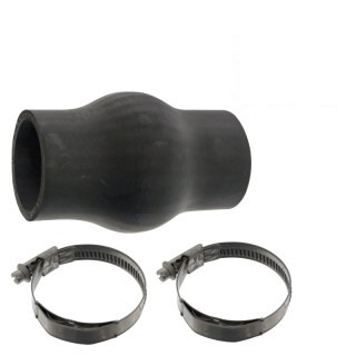 Durite de radiateur avec colliers de serrage