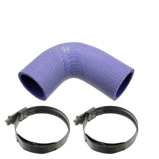 Durite de radiateur avec colliers de serrage